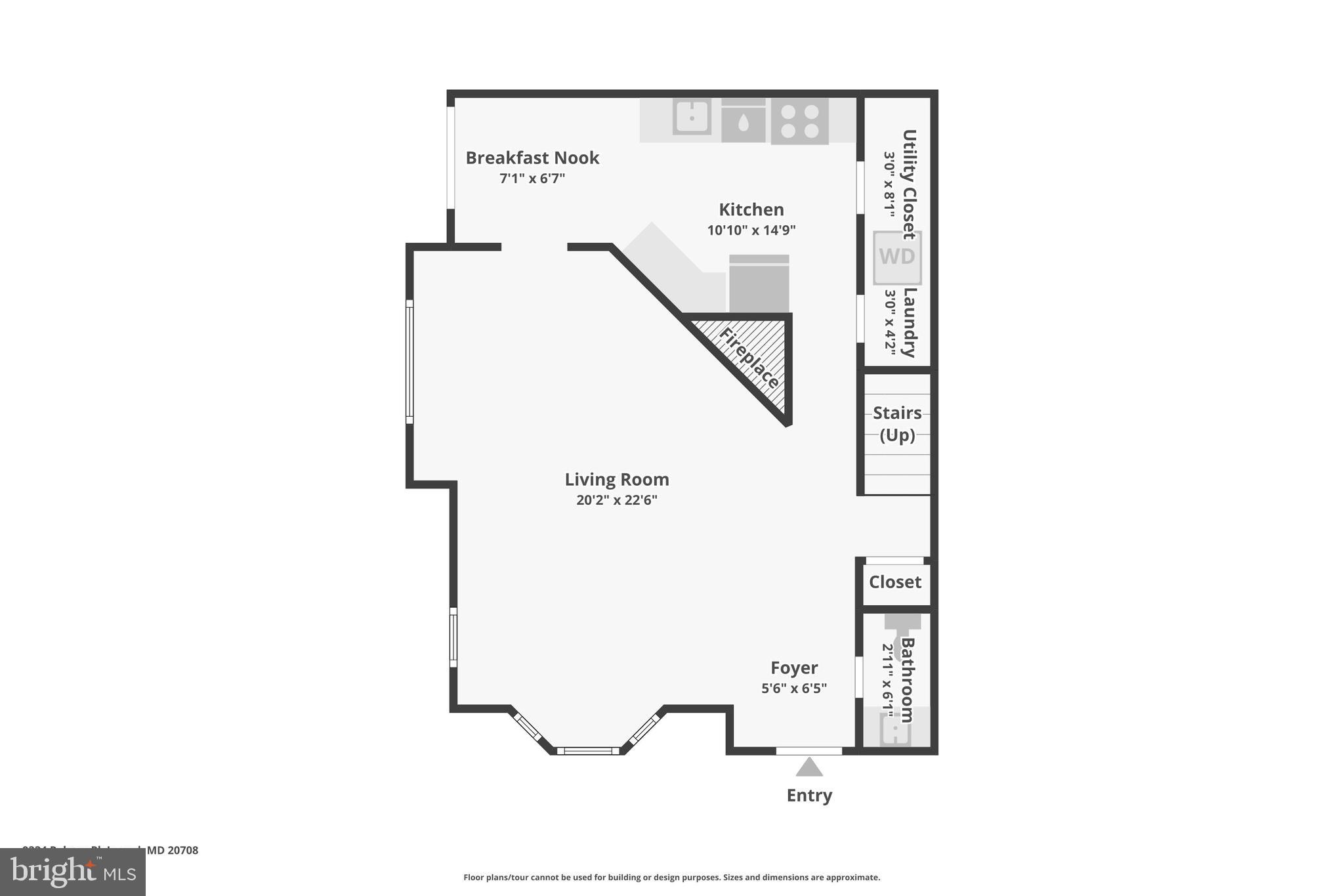 9334 Palmer Place, Unit 23 Laurel, MD 20708 - Photo 24 of 25 1st Floor-Floorplan