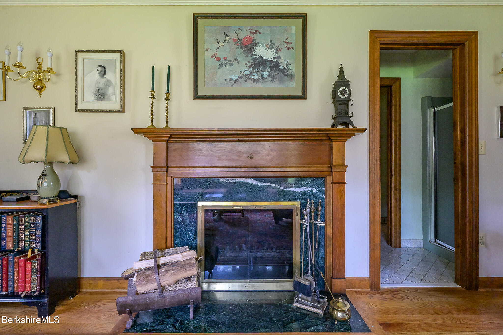 462 E Road Richmond, MA 01254 - Photo 16 of 49 a living room with furniture and a fireplace