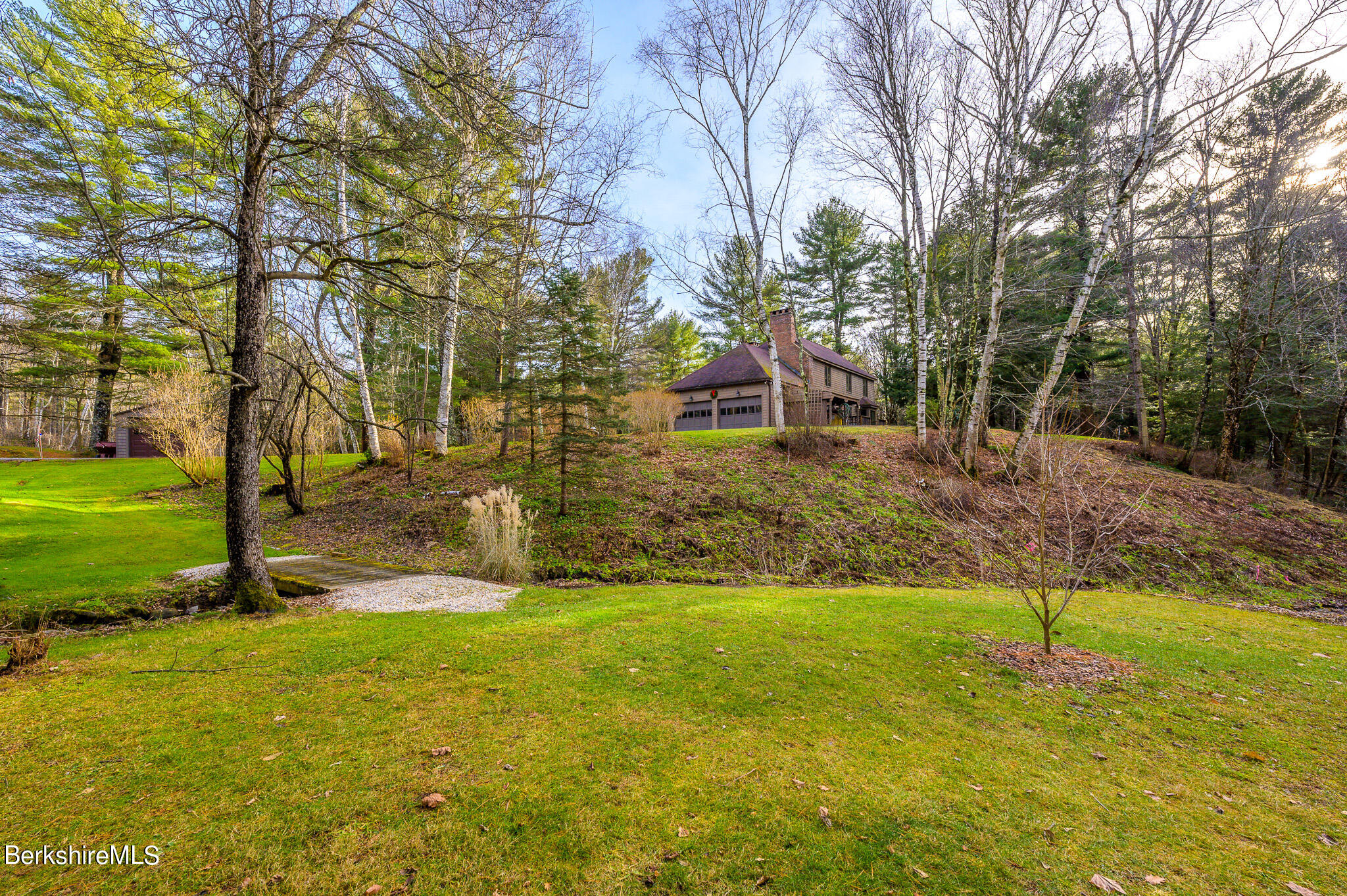 462 E Road Richmond, MA 01254 - Photo 44 of 49 a view of a backyard with large trees