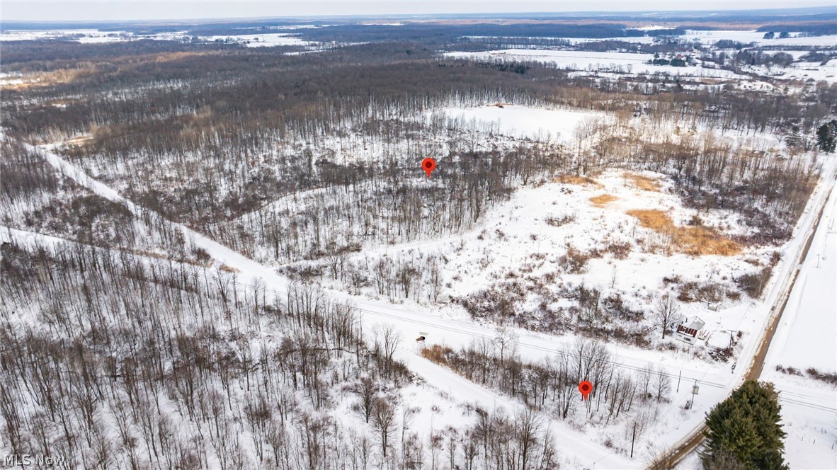 2831 South Denmark Road Jefferson, OH 44047 - Photo 17 of 18 View of snowy aerial view