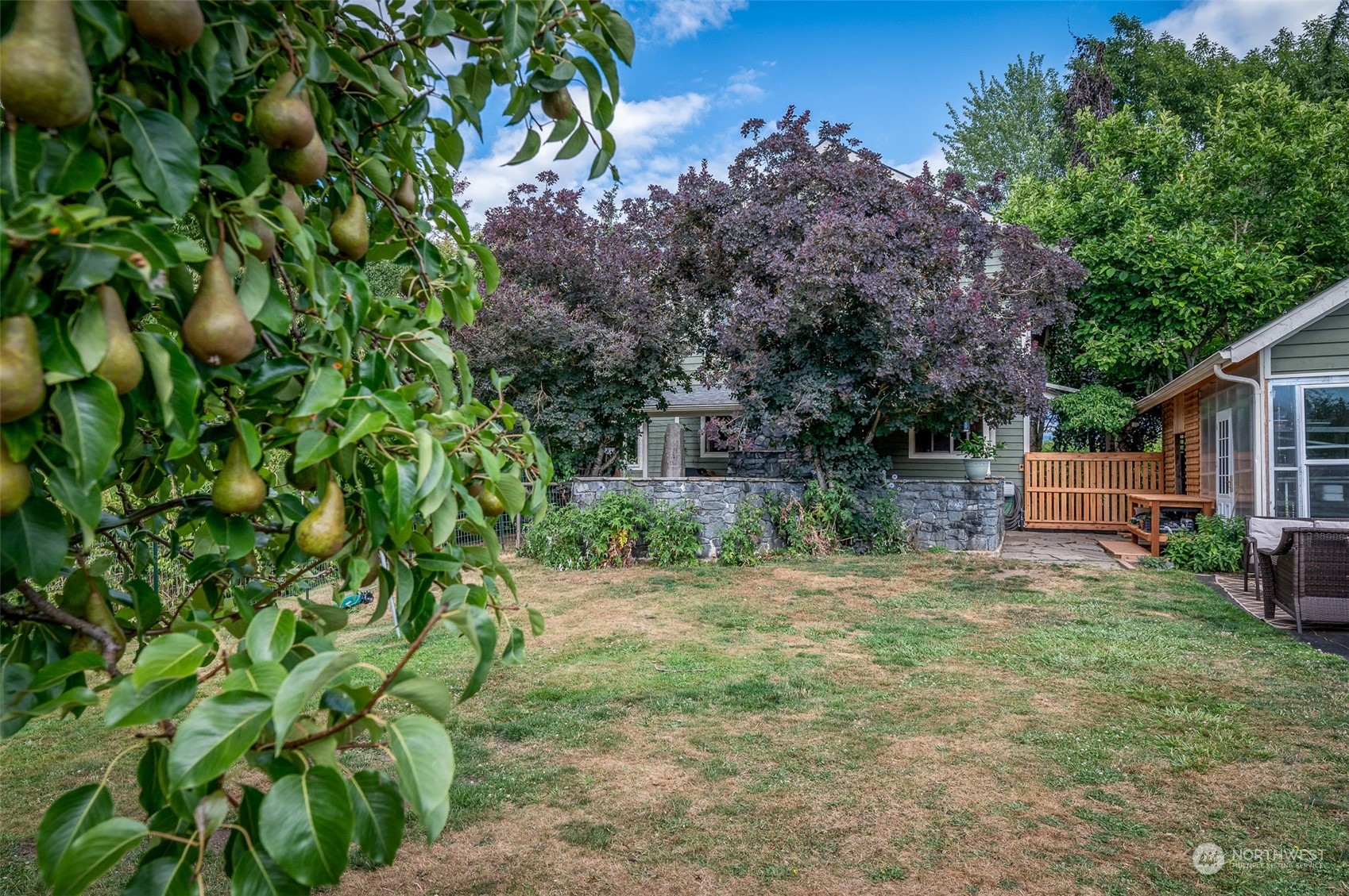 6283 Noon Road Everson, WA 98247 - Photo 38 of 40 a backyard of a house with lots of green space