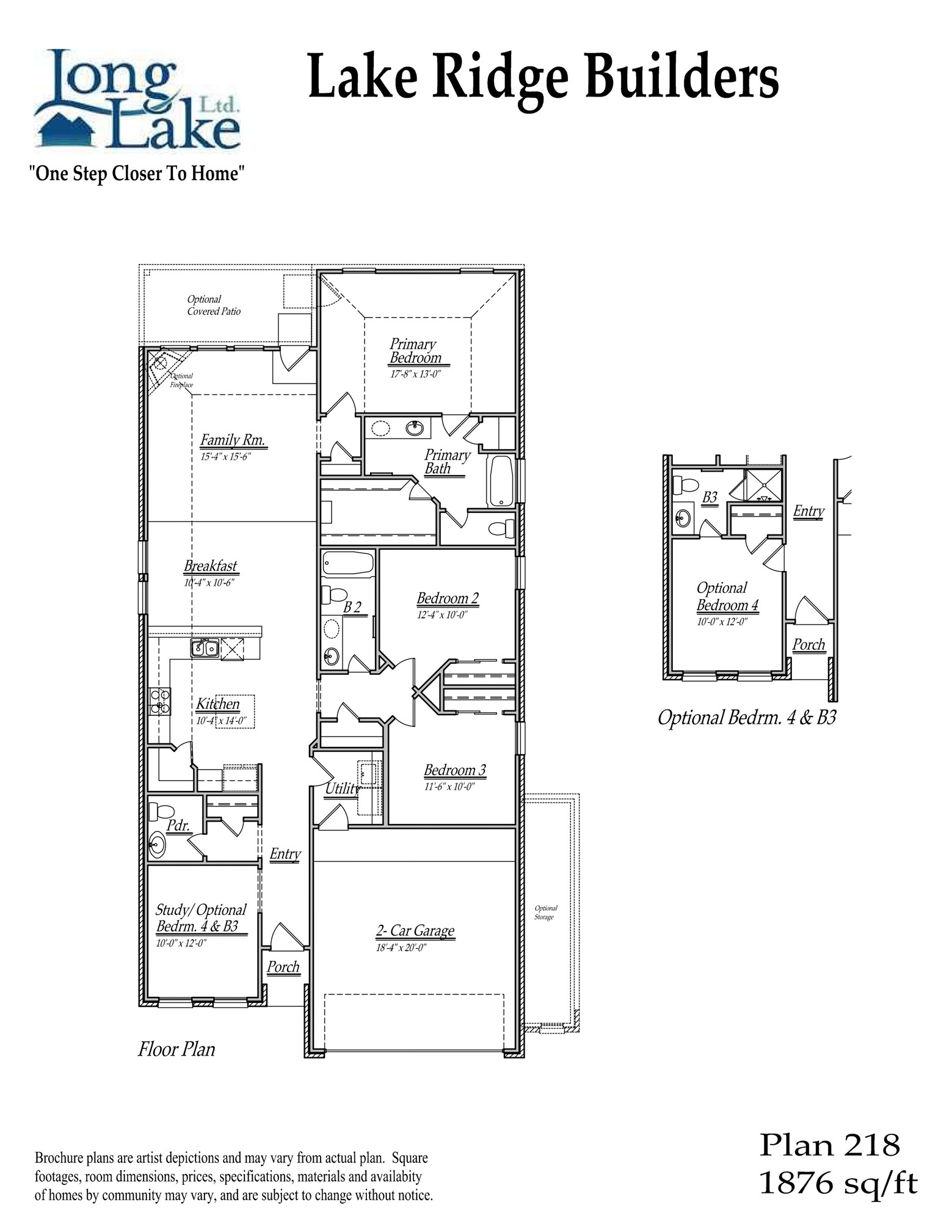 311 Ice Shr Trail Dayton, TX 77535 - Photo 2 of 35 Plan 218 features 4 bedrooms, 3 full baths, and over 1,800 square feet of living space.