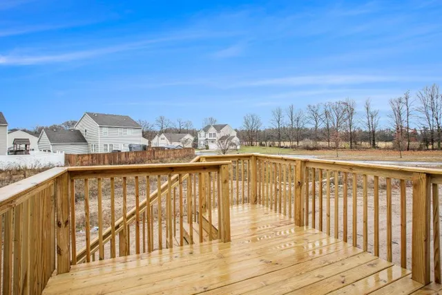 a view of a balcony with outdoor space