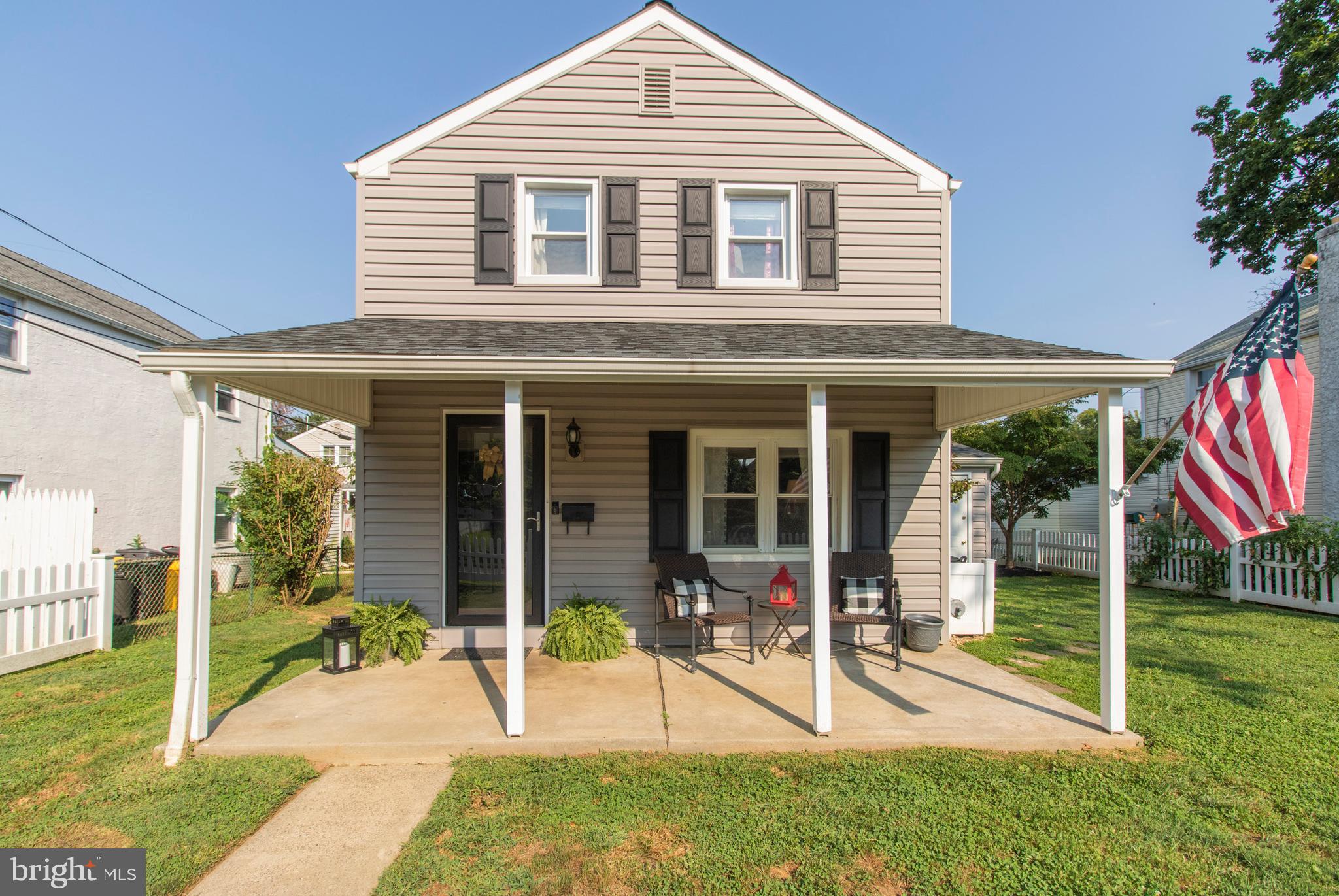 203 Allison Road Oreland, PA 19075 - Photo 2 of 42 Exterior front with large front porch