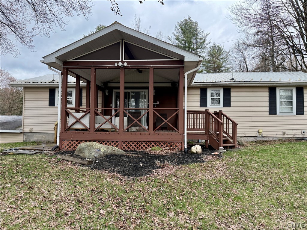 6918 Chases Lake Road Watson, NY 13343 - Photo 37 of 50 Back Screened Porch