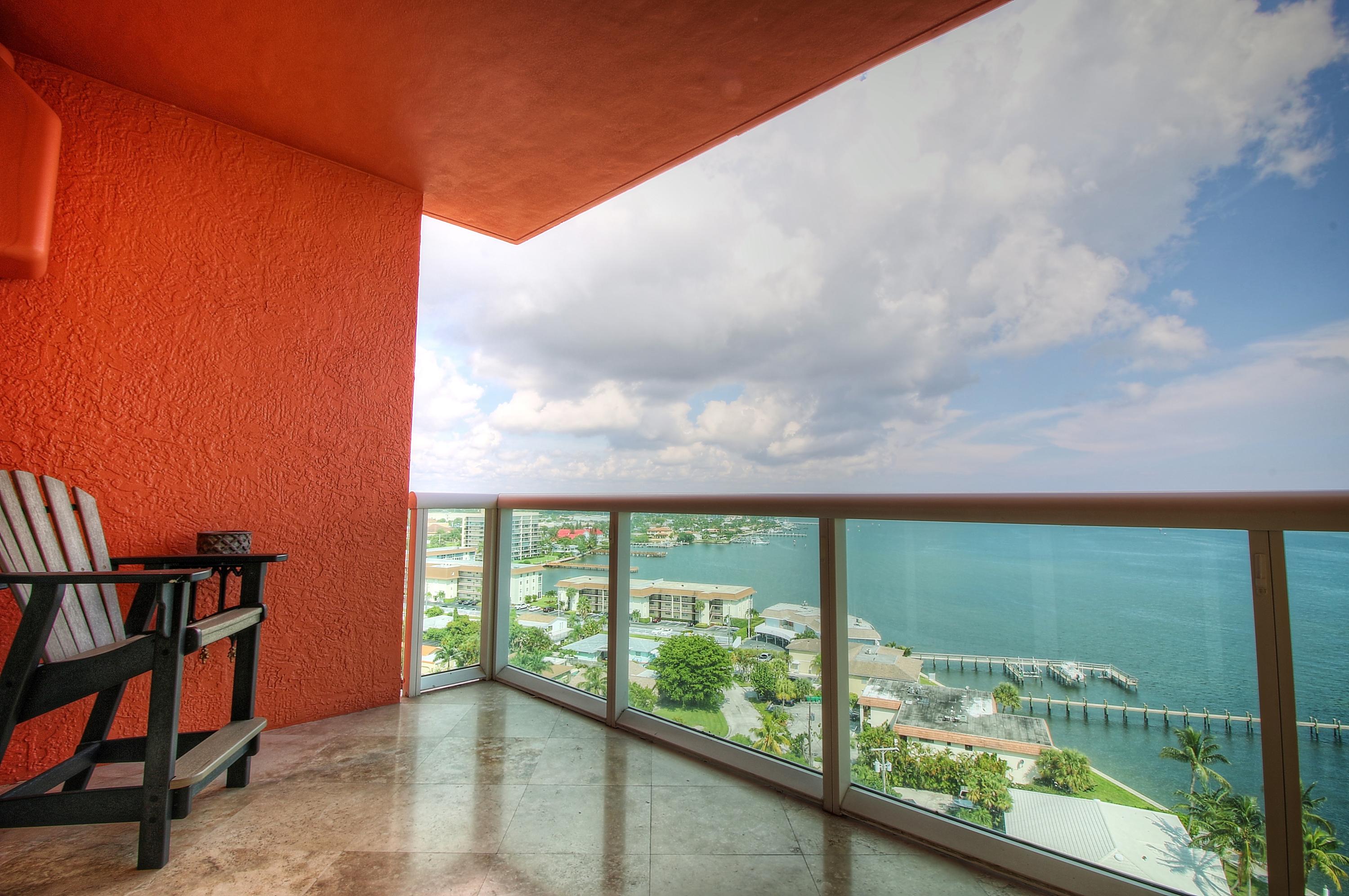 2650 Lake Shore Drive, Unit 1402 Riviera Beach, FL 33404 - Photo 4 of 40 Balcony 1 MLS