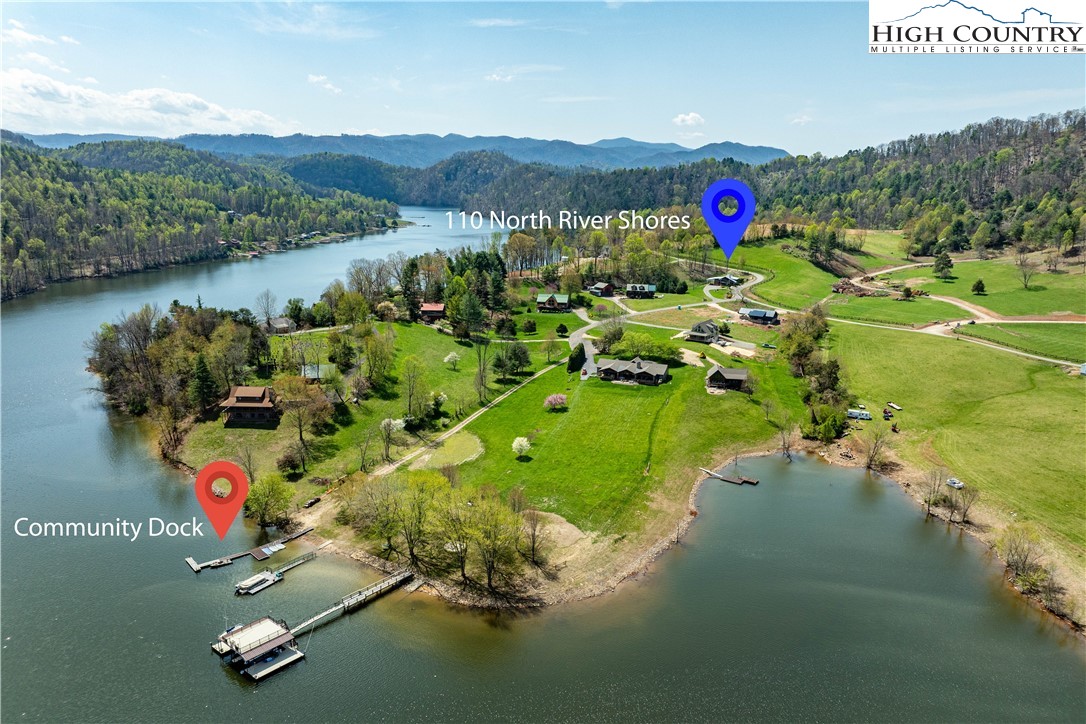 110 North River Lane Butler, TN 37640 - Photo 4 of 50 a view of a lake with a mountain