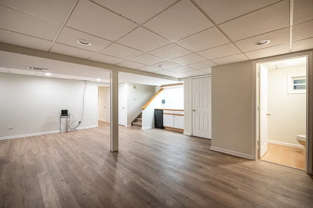 a bathroom with a sink toilet and vanity