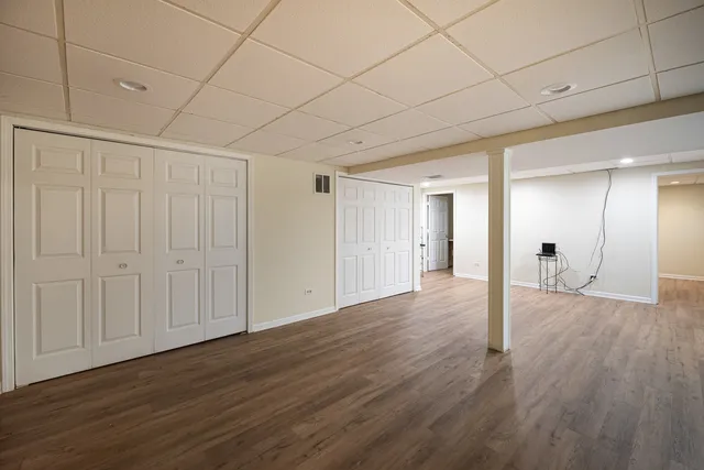 a view of storage and utility room with washer and dryer