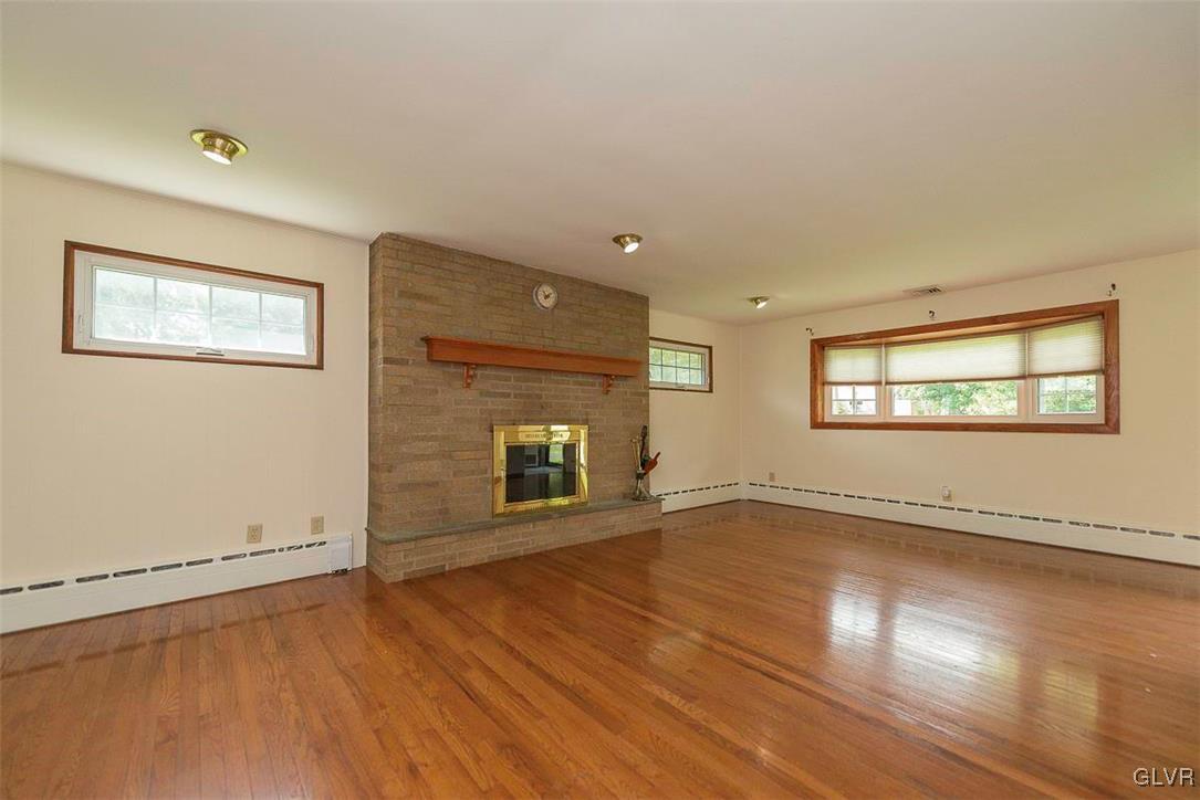 3424 Park Road Bethlehem, PA 18020 - Photo 3 of 21 Living room with woodburning fireplace