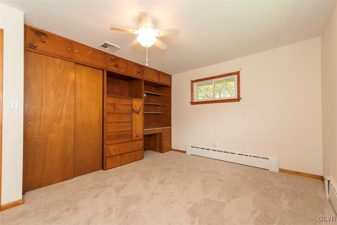 3424 Park Road Bethlehem, PA 18020 - Photo 9 of 21 Bedroom 3 with closet, built-ins & new carpeting