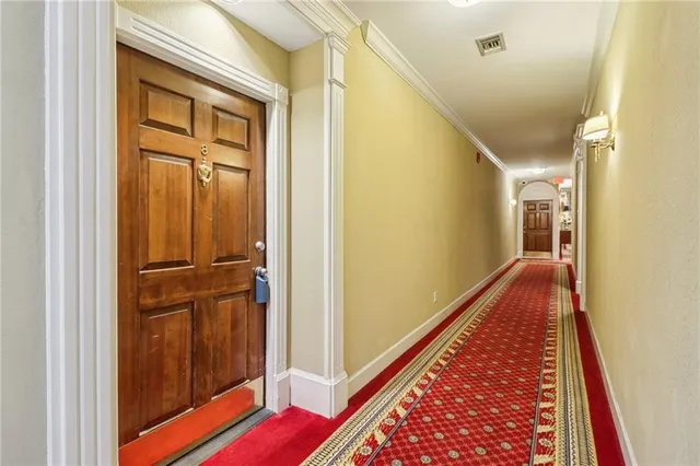 a view of front door