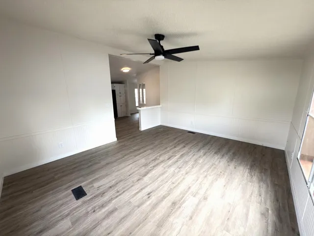wooden floor in an empty room