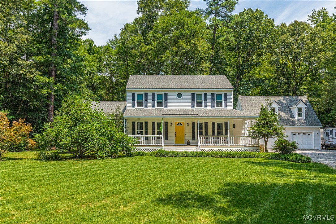 11384 Georgetown Road Mechanicsville, VA 23116 - Photo 2 of 49 View of front of home featuring a porch, a front l