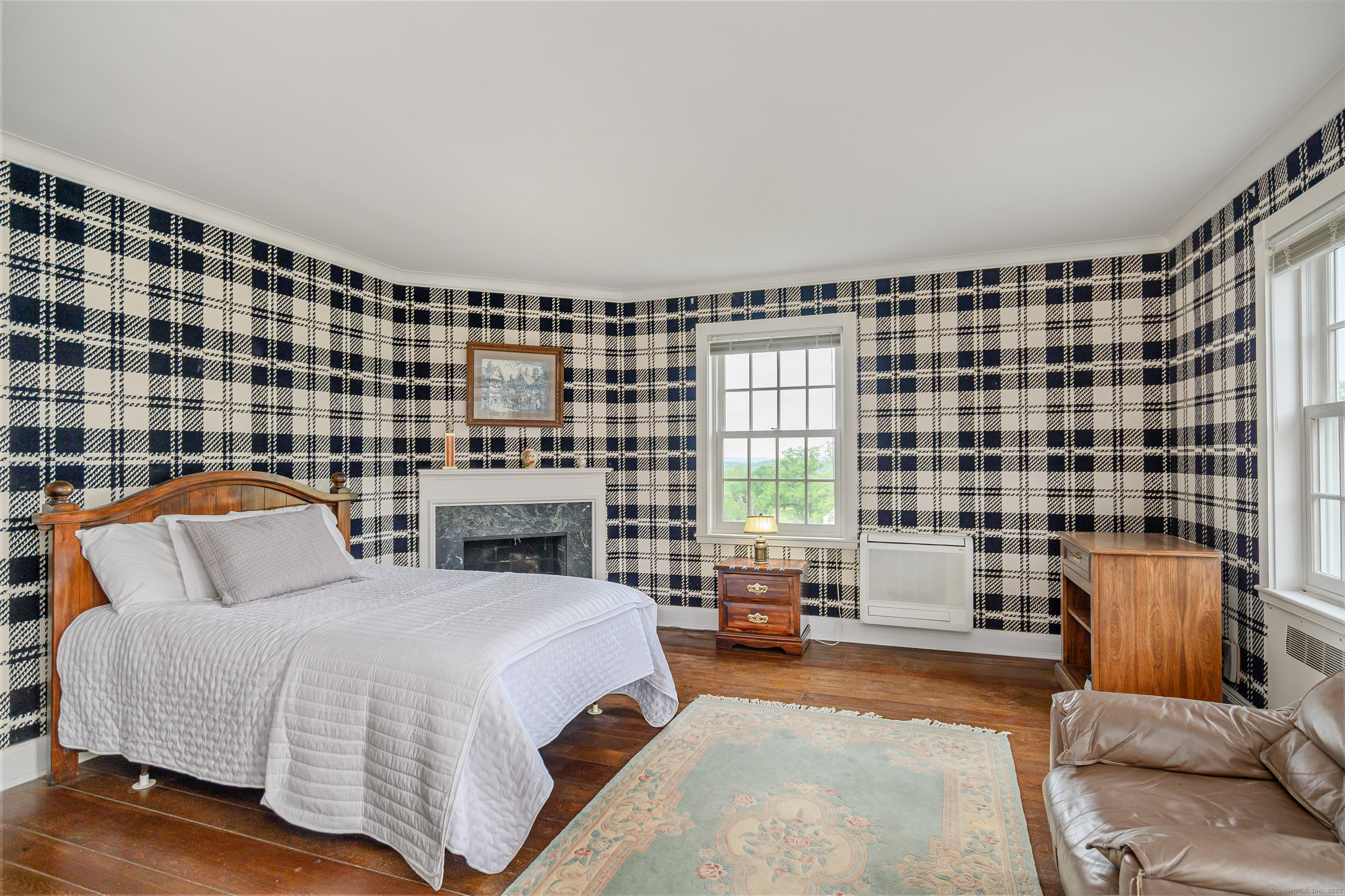 49 Great Ring Road Newtown, CT 06482 - Photo 32 of 40 a bedroom with a bed and glass window