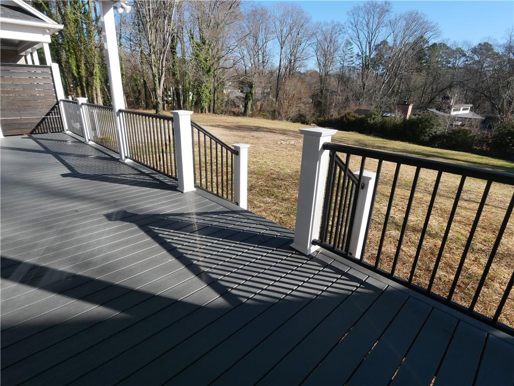 1240 6th Street Northwest Hickory, NC 28601 - Photo 42 of 48 a view of a balcony with wooden floor