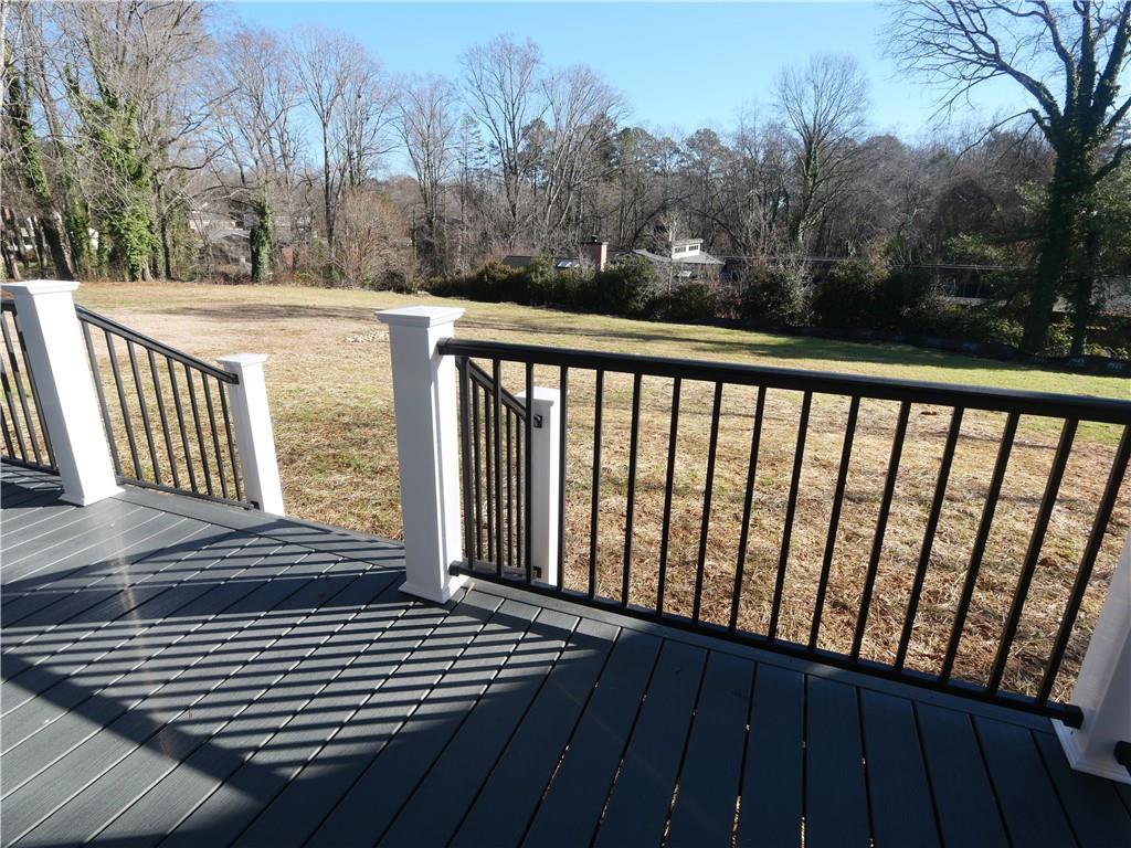 1240 6th Street Northwest Hickory, NC 28601 - Photo 43 of 48 a view of a balcony with wooden floor
