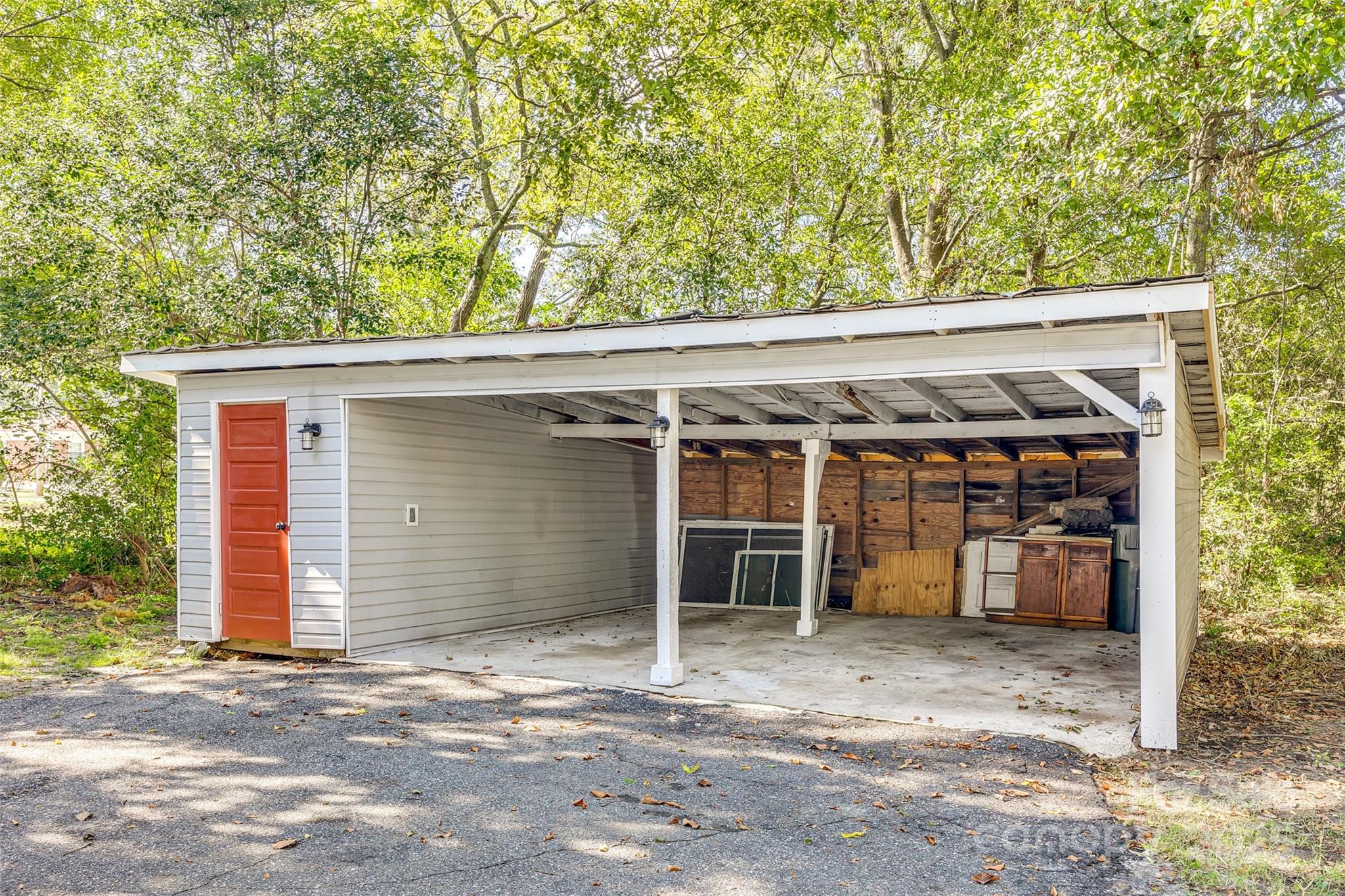 203 Kings Mountain Street Clover, SC 29710 - Photo 30 of 35 a view of a house with a garage
