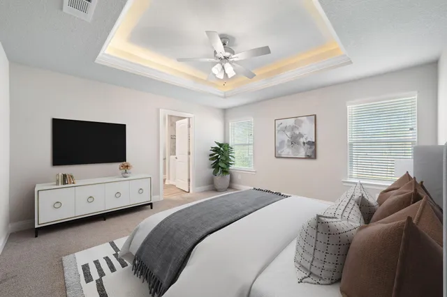 a bathroom with a granite countertop sink double and mirror