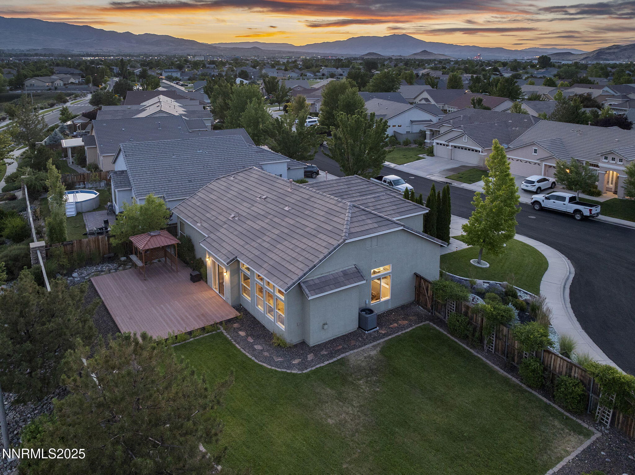 1660 Murrieta Court Reno, NV 89521 - Photo 2 of 39 an aerial view of a house with a garden