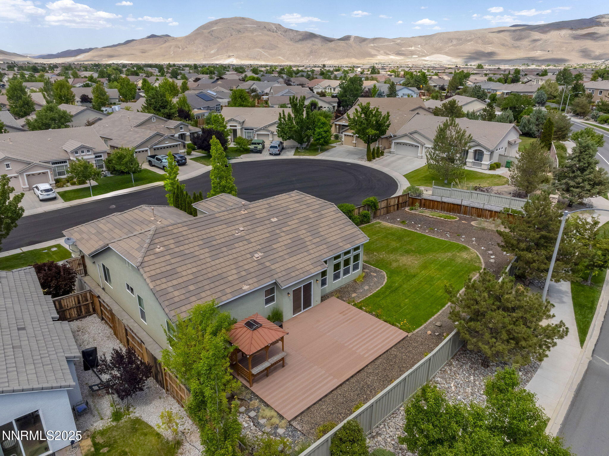 1660 Murrieta Court Reno, NV 89521 - Photo 36 of 39 an aerial view of a house with big yard