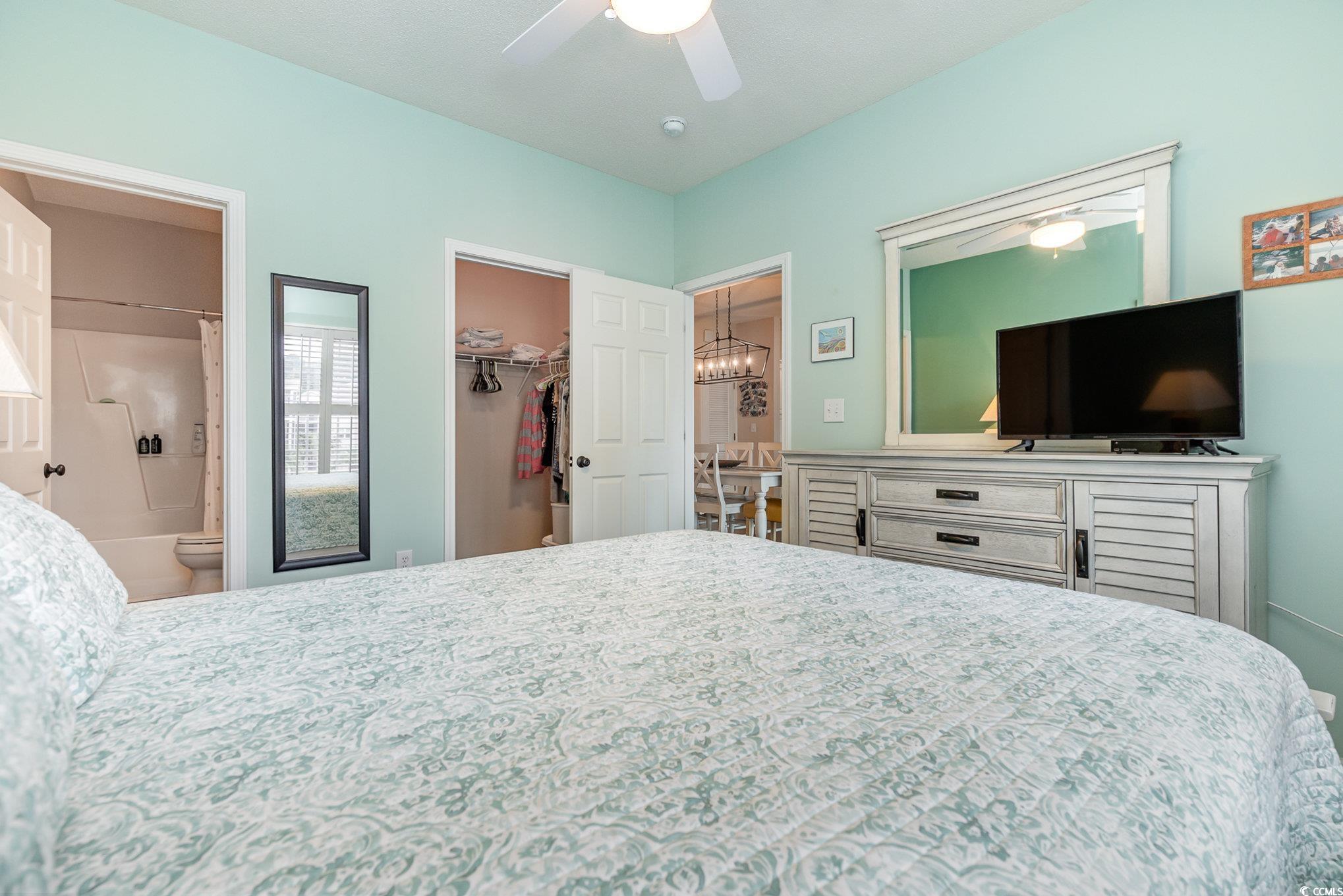 2478 Coastline Court, Unit 202 Murrells Inlet, SC 29576 - Photo 13 of 33 Bedroom featuring a spacious closet, a closet, cei