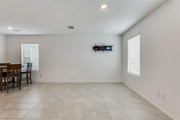 a view of work space with windows