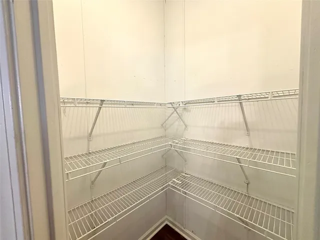 a view of a walk in closet