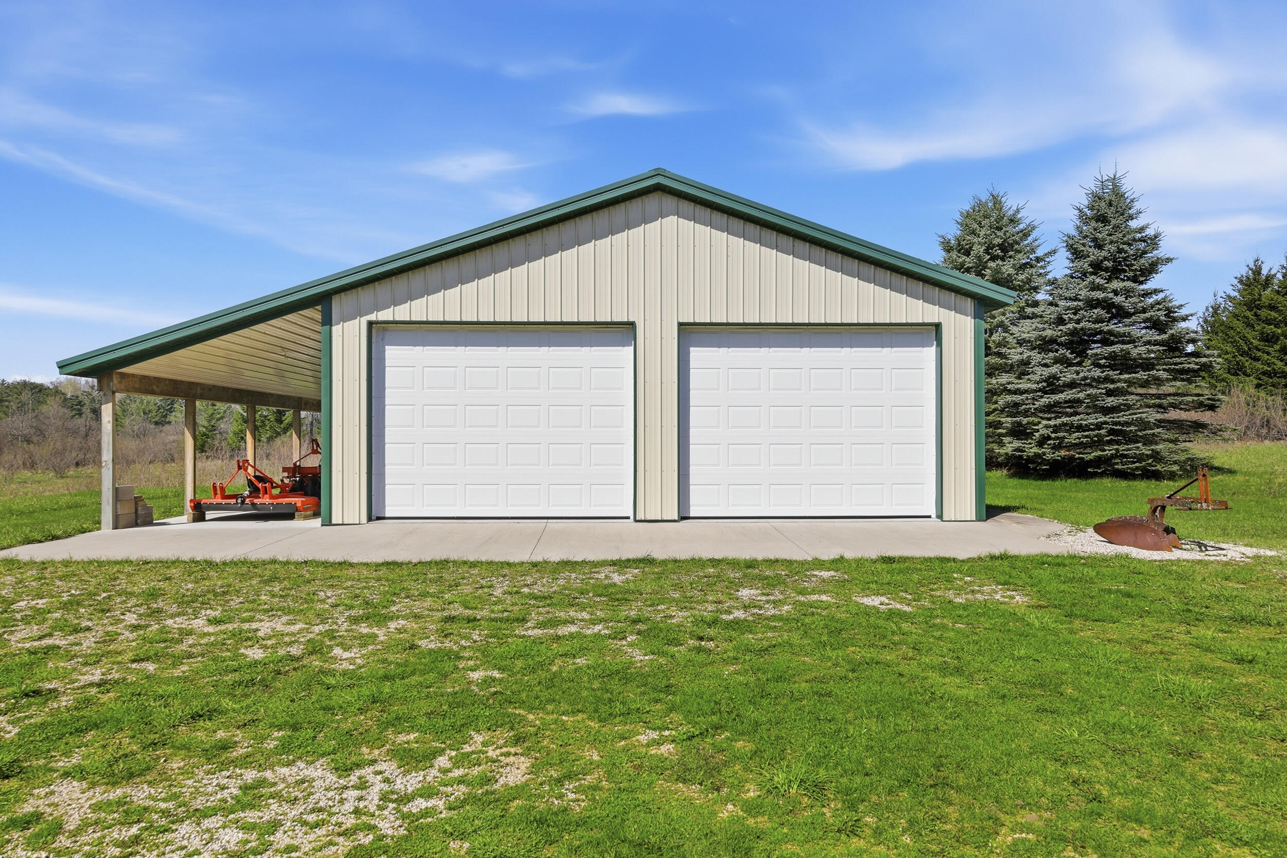4087 4 Mile Road Sears, MI 49679 - Photo 3 of 39 Pole Barn Front