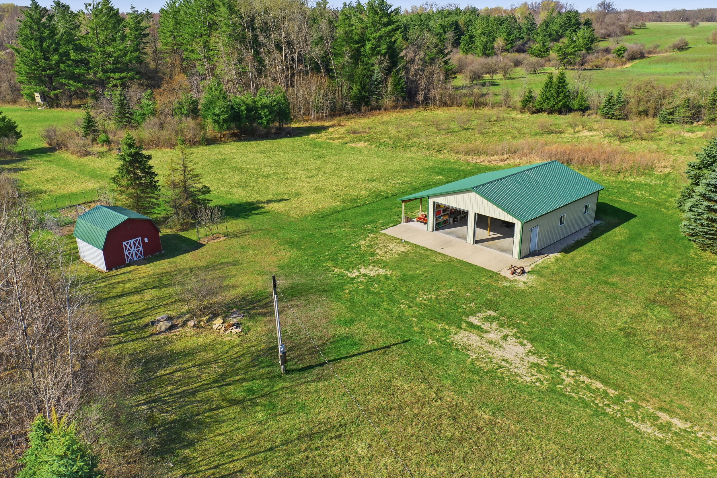 4087 4 Mile Road Sears, MI 49679 - Photo 7 of 39 Nice Polebarn and Well Appointed Shed