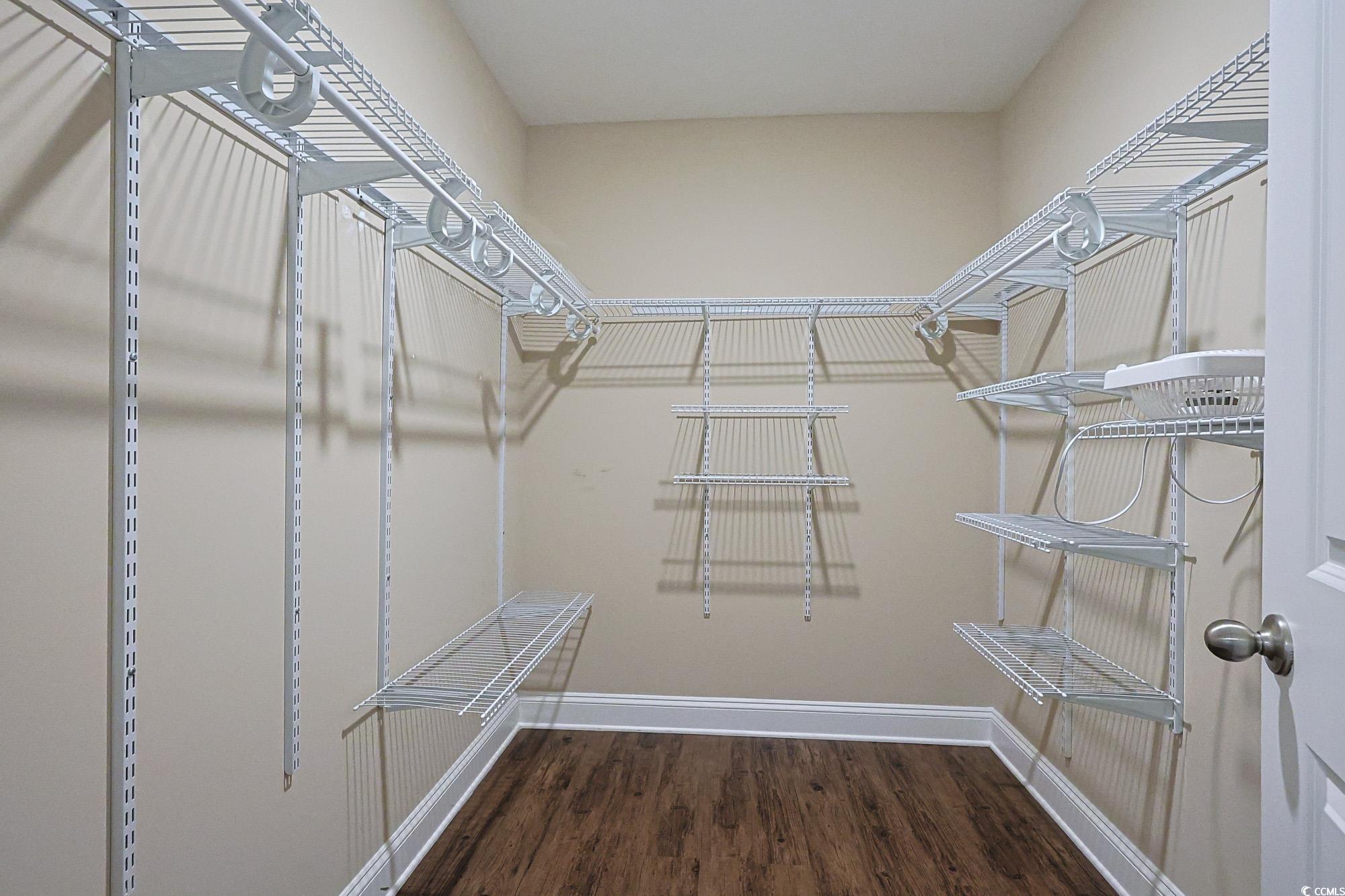 13 Daniel Morrall Lane Georgetown, SC 29440 - Photo 16 of 30 Spacious closet with dark wood finished floors