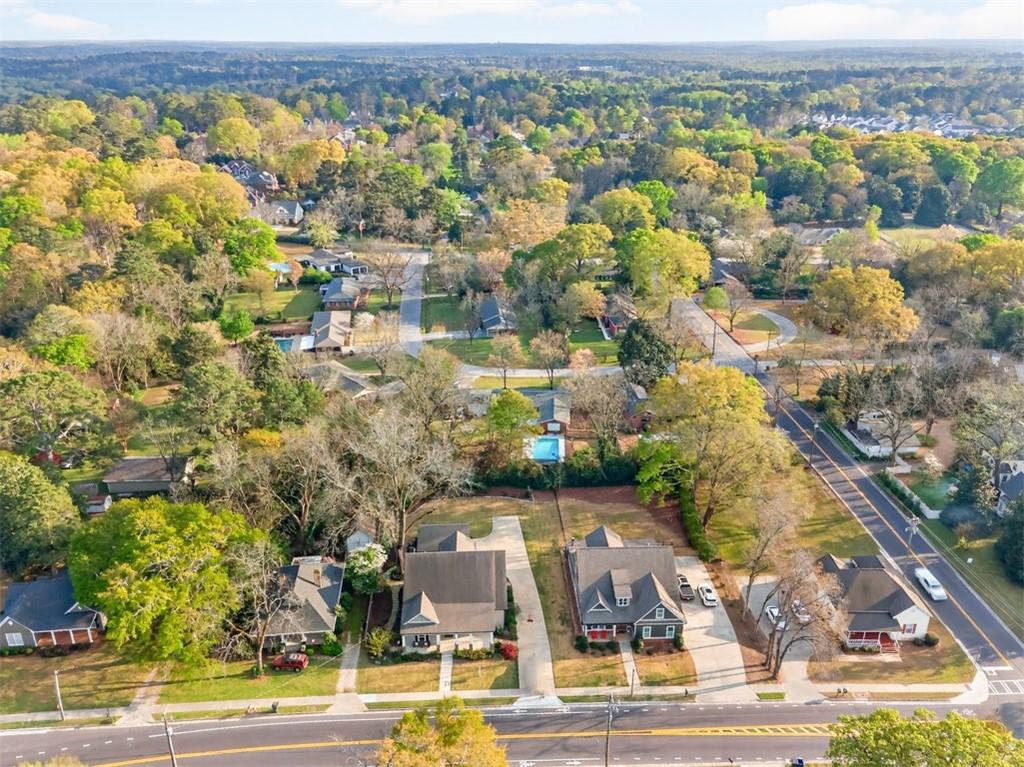 5118 Floyd Street Northeast Covington, GA 30014 - Photo 72 of 78 an aerial view of residential houses with outdoor space and swimming pool