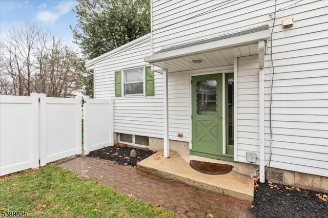 a backyard of a house