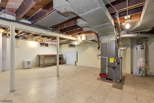 a view of a garden with trees