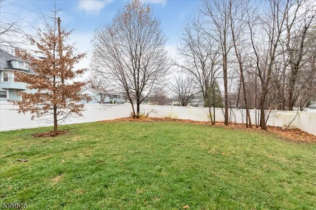 a view of outdoor space with deck and yard