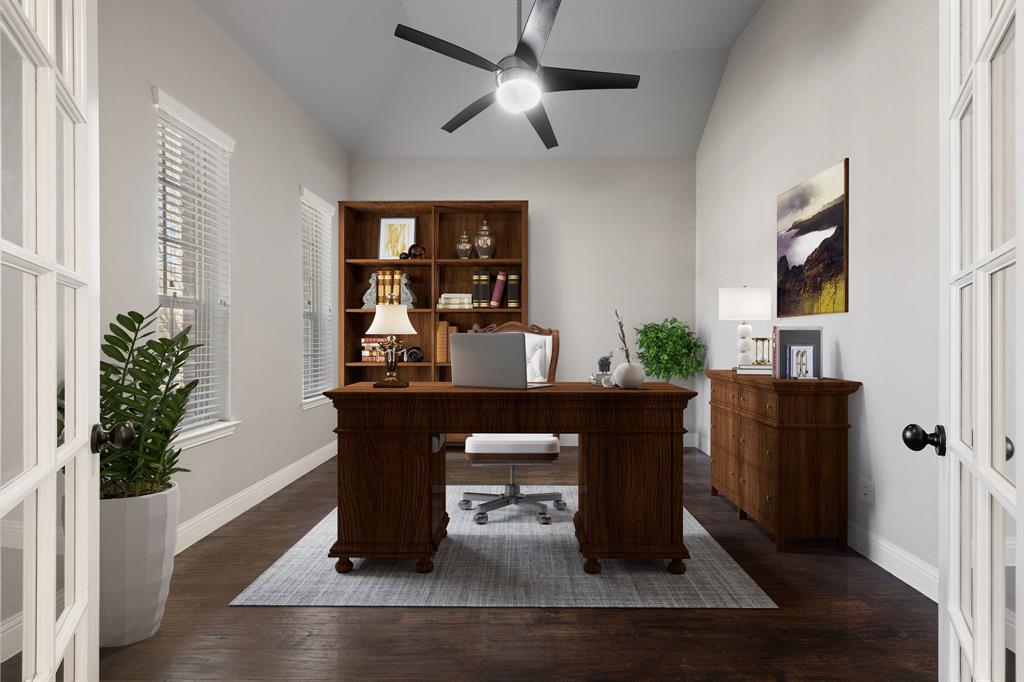 8336 Pitkin Road Frisco, TX 75036 - Photo 6 of 40 a work room with furniture and a potted plant