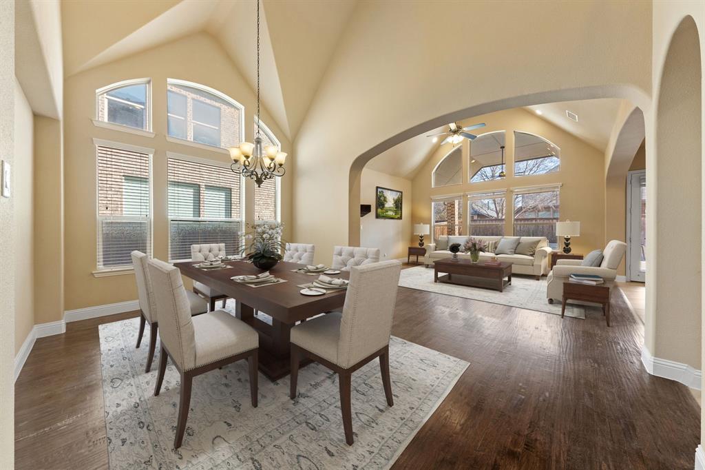 8336 Pitkin Road Frisco, TX 75036 - Photo 9 of 40 a view of a livingroom with furniture and a large window
