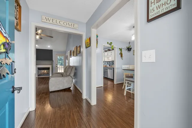 a view of a living room