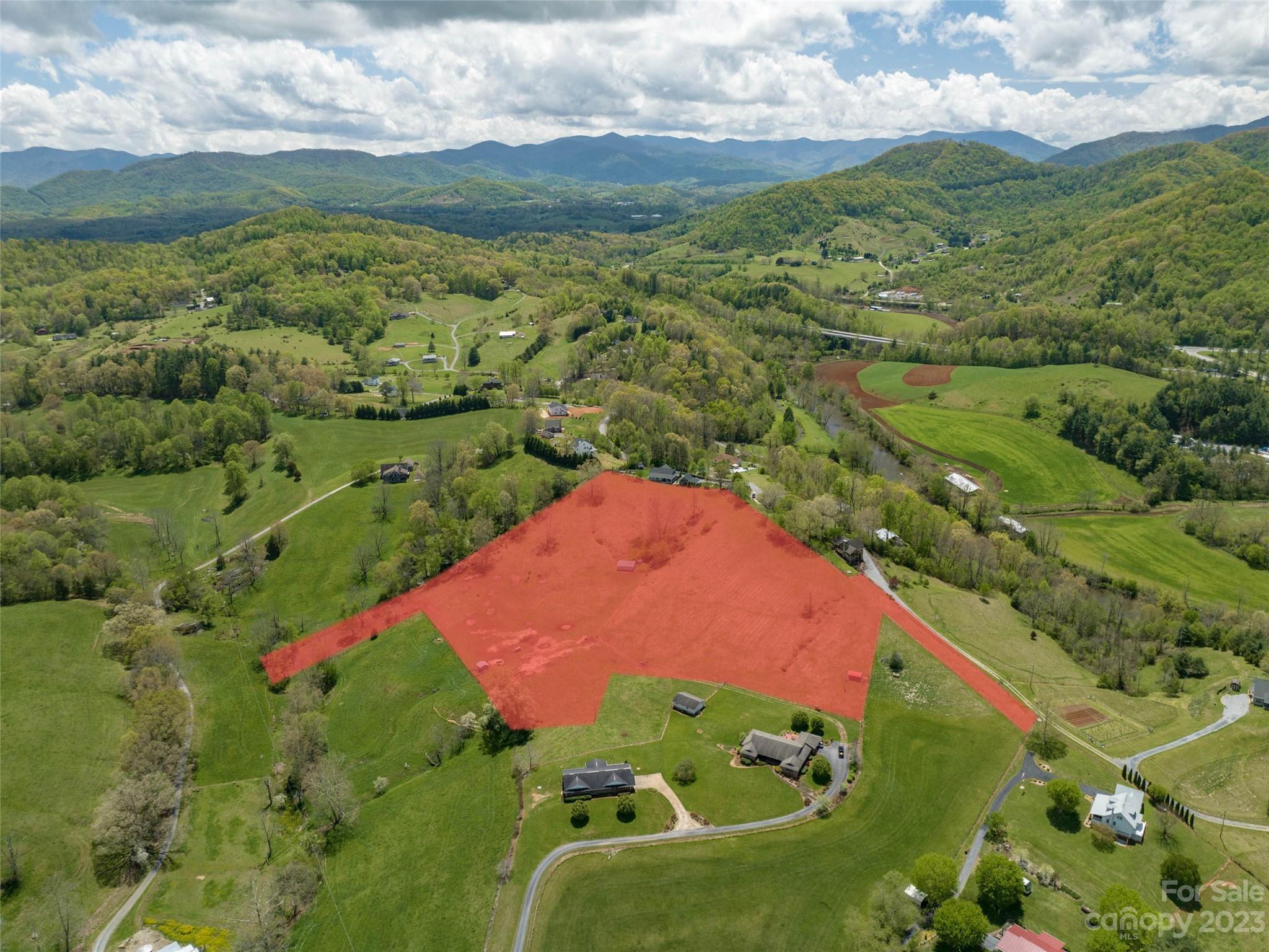 4 Sunny Hill Lane Clyde, NC 28721 - Photo 27 of 27 an aerial view of residential houses with outdoor space