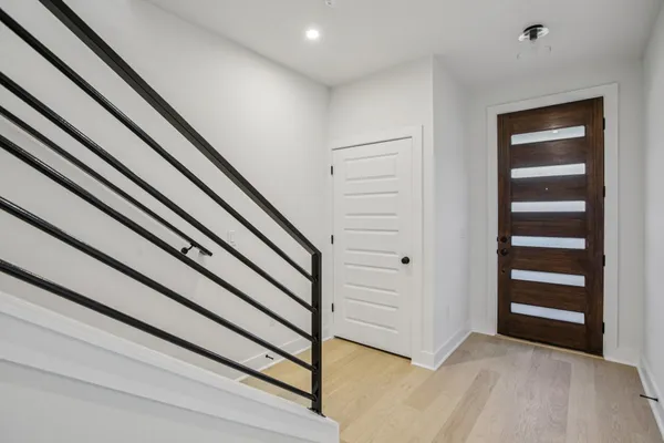 a view of a staircase