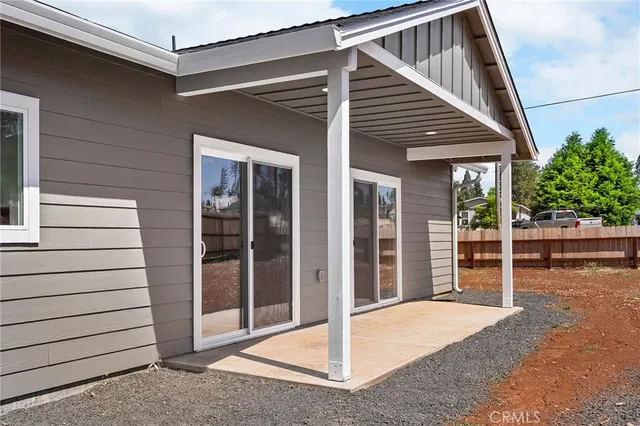 a view of a house with a wooden door