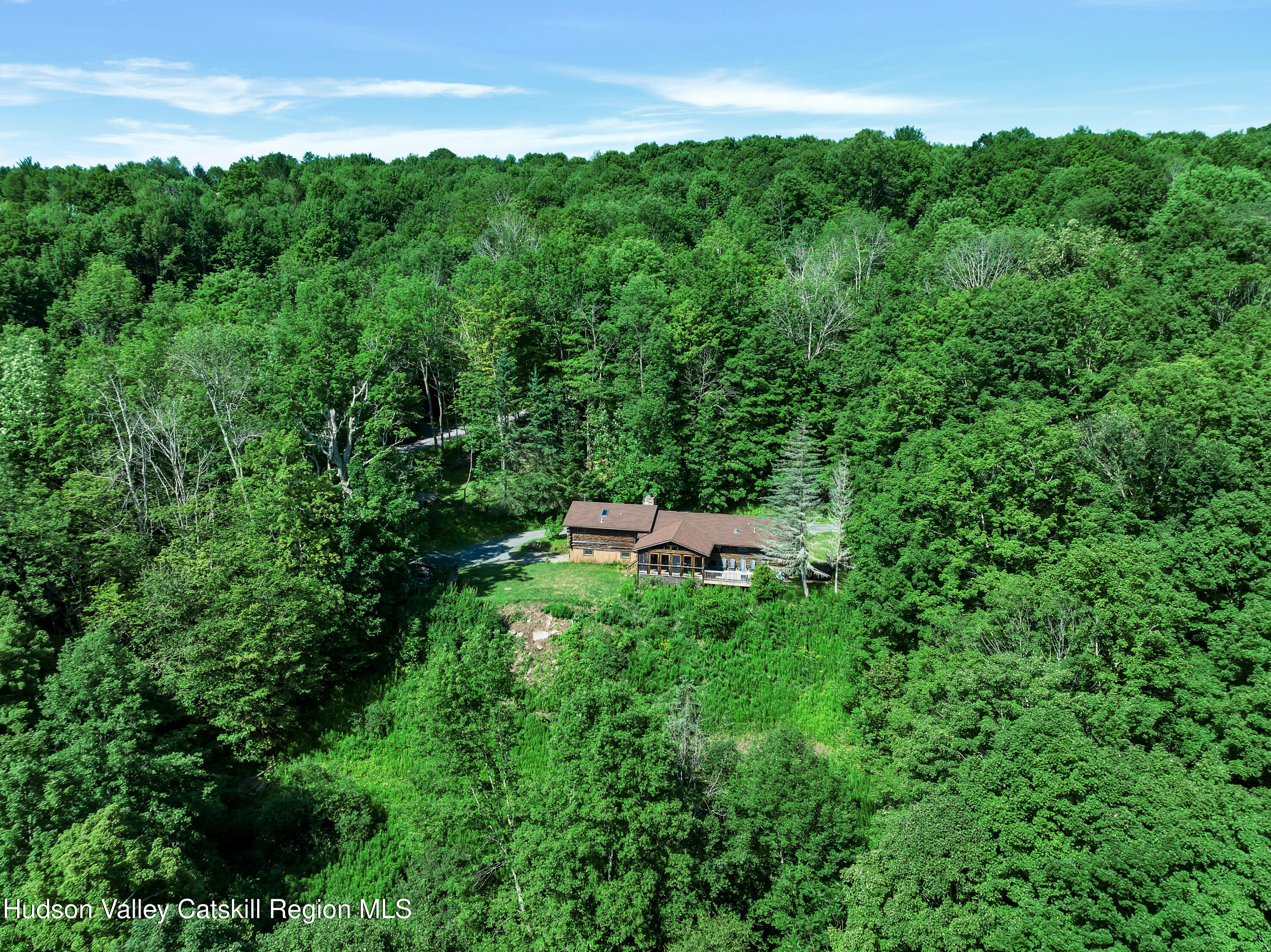 38 Woodchuck Road Roxbury, NY 12421 - Photo 32 of 33 a backyard of a house with lots of green space