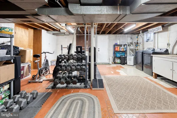 a view of a storage in a room