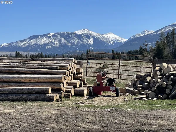 a view of a terrace with a water slide