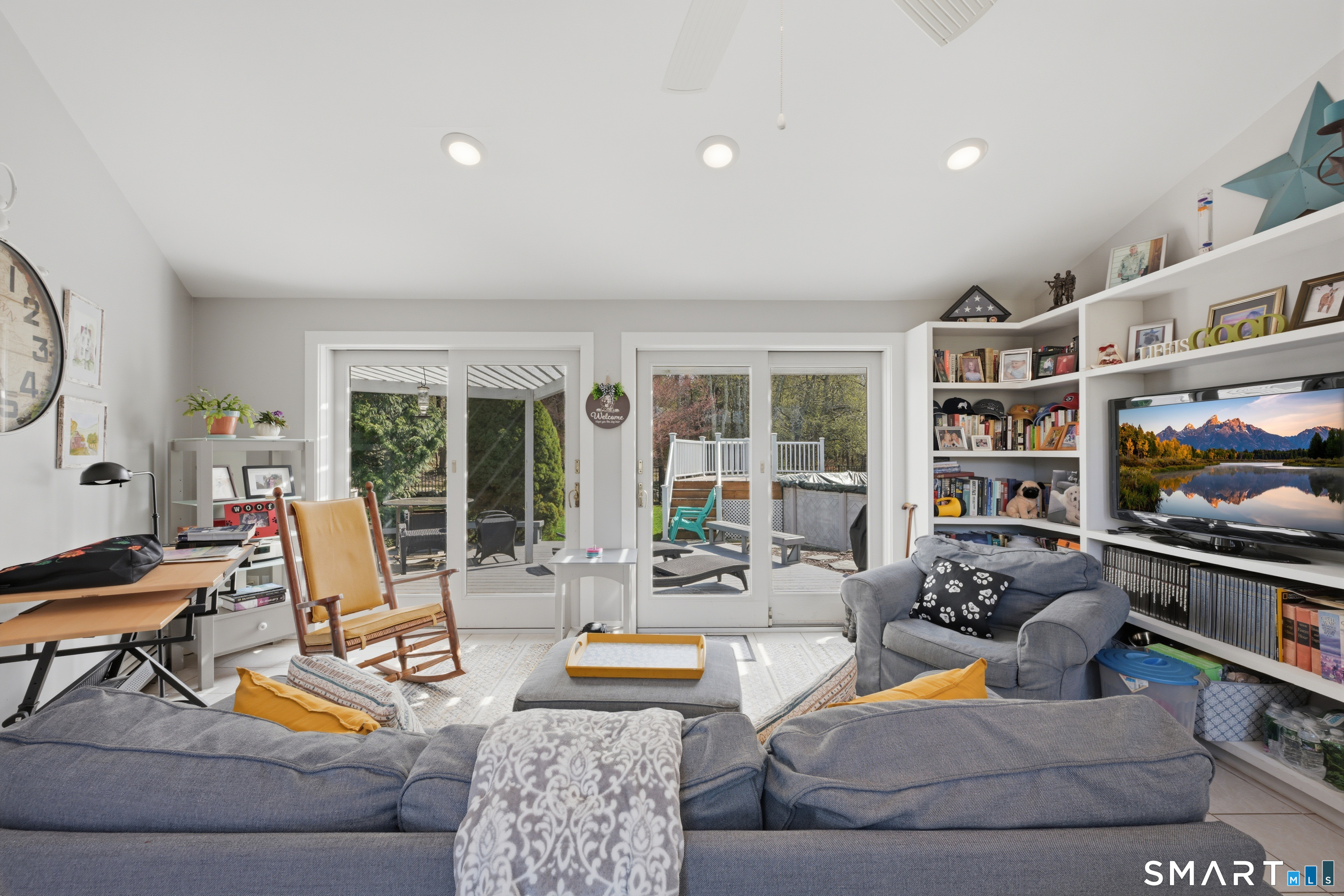 8 Windward Lane Ledyard, CT 06339 - Photo 18 of 37 Four Season Sunroom With Doors To Back Porch
