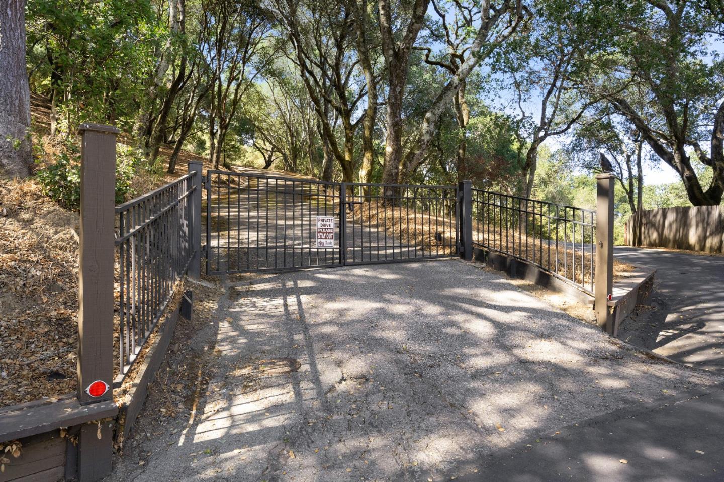 25 Preston Road Woodside, CA 94062 - Photo 54 of 71 a view of a yard with plants and trees