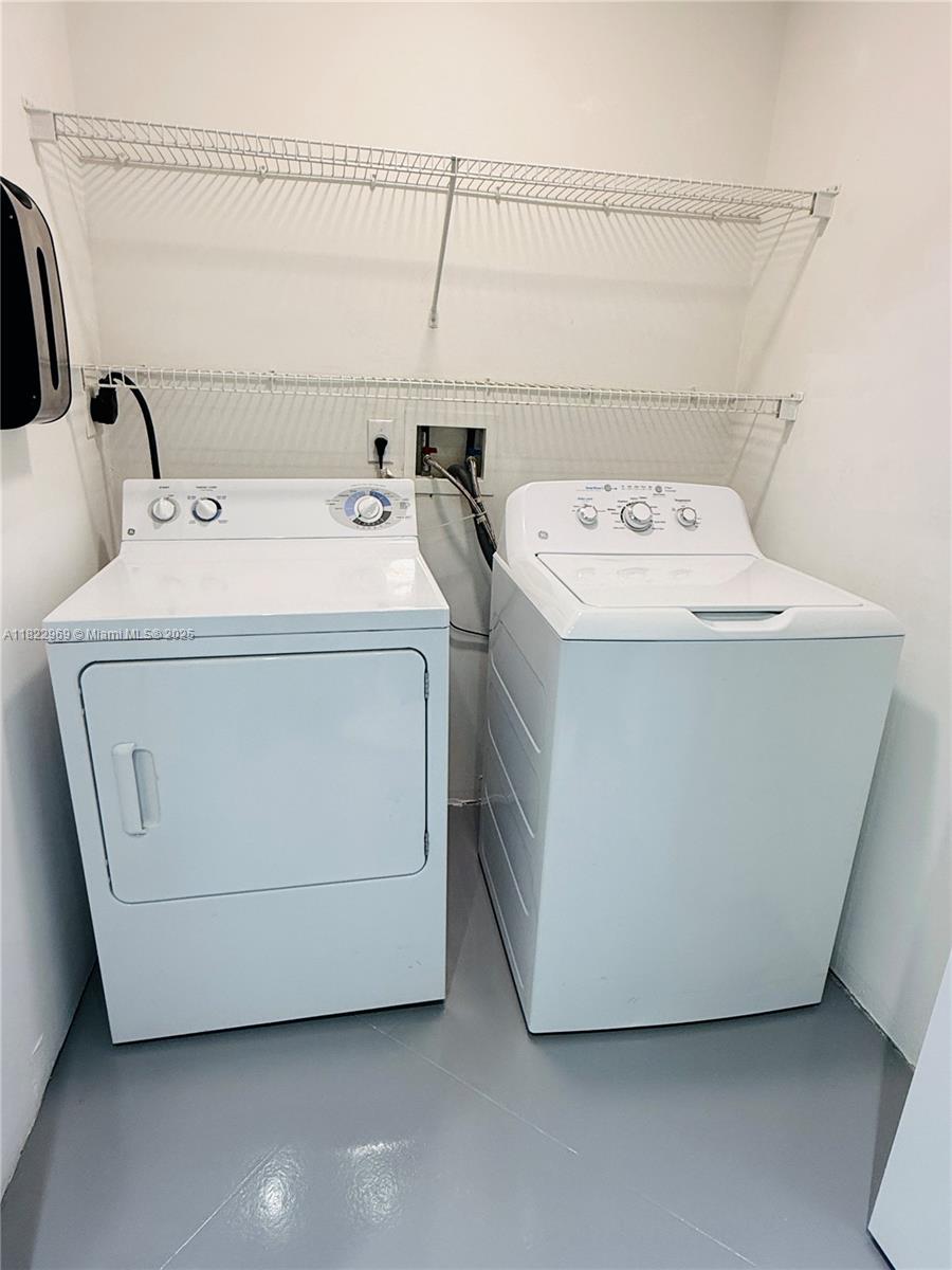 2001 Biscayne Boulevard, Unit 2402 Miami, FL 33137 - Photo 31 of 64 a utility room with dryer and washer