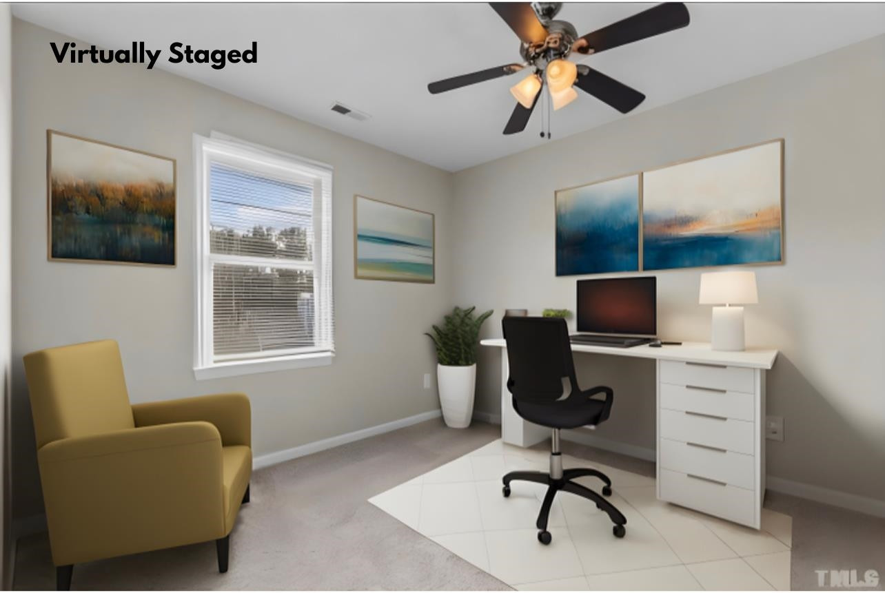 1917 Ranch Mill Circle Raleigh, NC 27610 - Photo 23 of 30 Office/3rd Bedroom