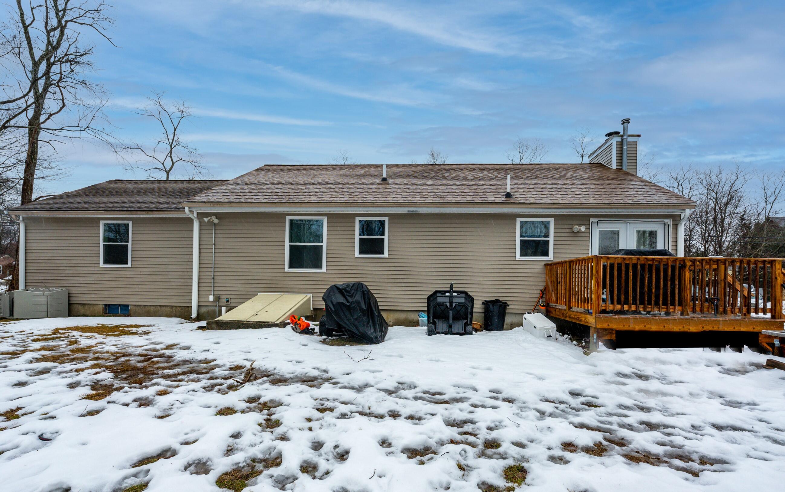 5 Tremont Center Road West Wareham, MA 02576 - Photo 17 of 17 a backyard of a house with table and chairs