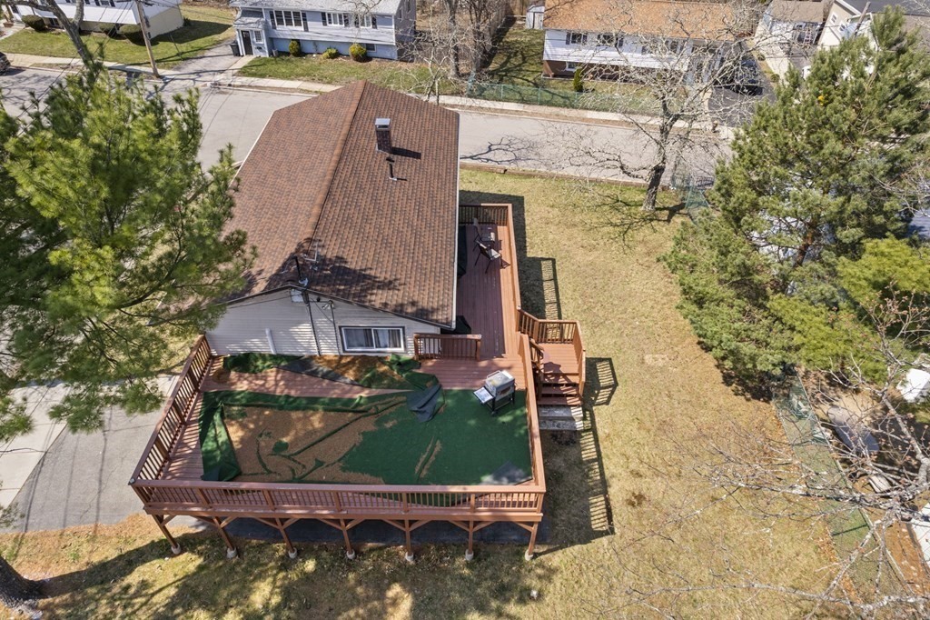 19 Eastmont Road Boston, MA 02136 - Photo 5 of 13 an aerial view of residential houses with outdoor space
